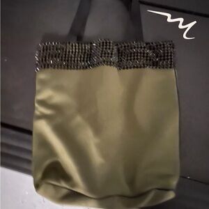 Satin Tote Bag. BRAND NEW, NEVER USED